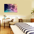 Dandelion Canvas Wall Art for Living Room/closeup Dewdrop on Plant Canvas Prints/colorful Flower Canvas Artwork